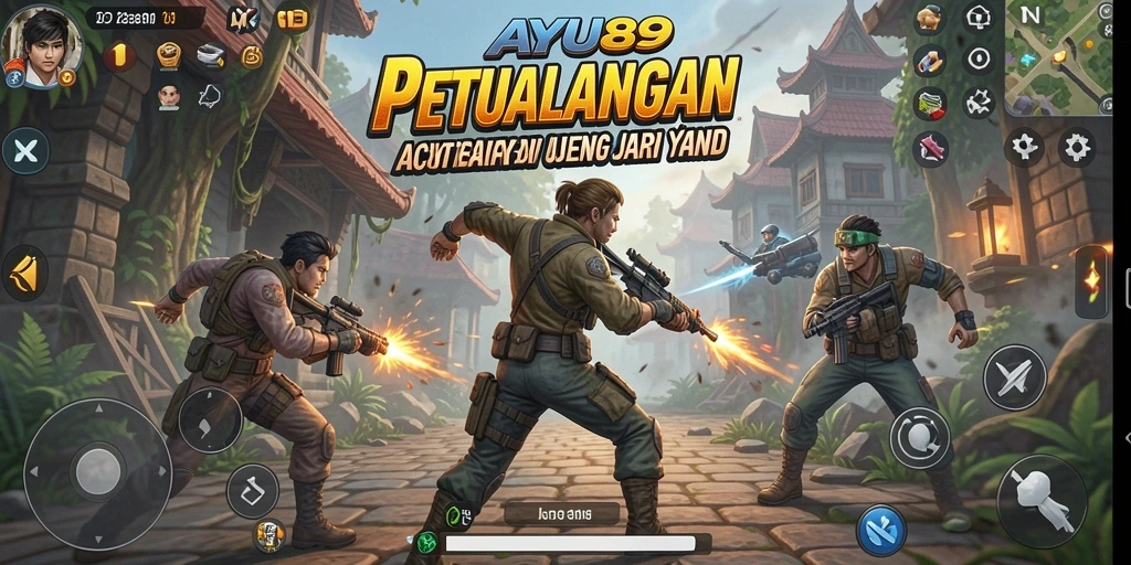 Tampilan gameplay AYU89 yang penuh aksi dan tantangan.